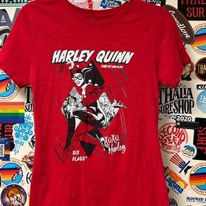DC comics Harley Quinn shirt from Six Flags original
